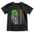 Funny St Patricks Day Toddler T Shirt Shamrock American Flag TS02 Black Print Your Wear