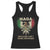 Mexicans Ain't Going Anywhere Racerback Tank Top Eagle Mexico Flag Retro Vintage TS02 Black Print Your Wear