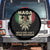Mexicans Ain't Going Anywhere Spare Tire Cover Eagle Mexico Flag Retro Vintage TS02 No hole Black Print Your Wear