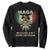Mexicans Ain't Going Anywhere Sweatshirt Eagle Mexico Flag Retro Vintage TS02 Black Print Your Wear