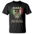 Mexicans Ain't Going Anywhere T Shirt Eagle Mexico Flag Immigrants Rights Retro Vintage TS02 Black Print Your Wear