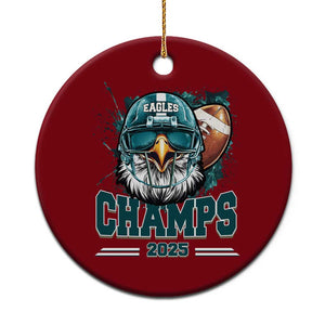 Celebrated Eagles Ceramic Ornament Championship 2025 Retro TS02 1pc Red Print Your Wear