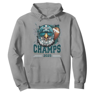 Celebrated Eagles Hoodie Championship 2025 Retro TS02 Sport Gray Print Your Wear