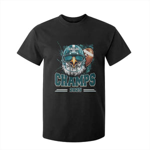 Celebrated Eagles T Shirt For Kid Championship 2025 Retro TS02 Black Print Your Wear