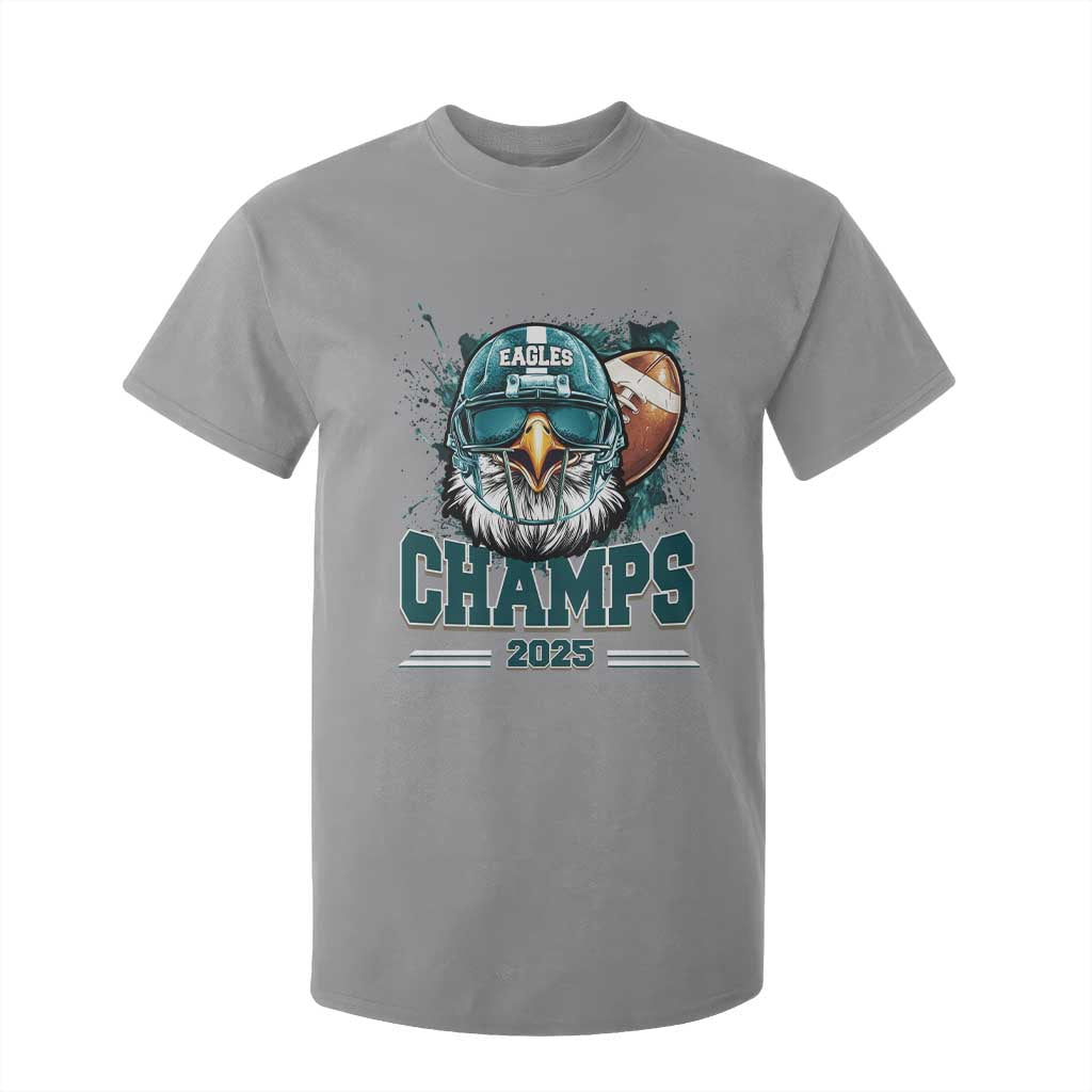 Celebrated Eagles T Shirt For Kid Championship 2025 Retro TS02 Sport Gray Print Your Wear