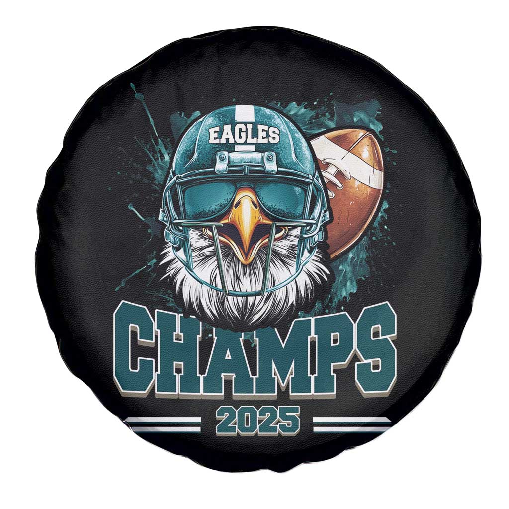 Celebrated Eagles Spare Tire Cover Championship 2025 Retro TS02 Print Your Wear