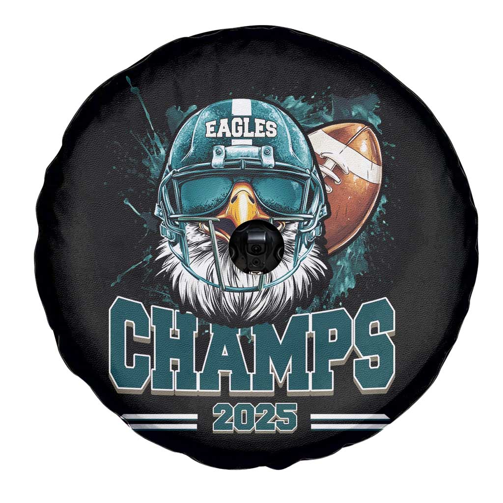 Celebrated Eagles Spare Tire Cover Championship 2025 Retro TS02 Print Your Wear
