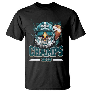 Celebrated Eagles T Shirt Championship 2025 Retro TS02 Black Print Your Wear