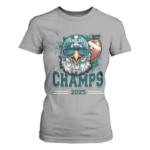 Celebrated Eagles T Shirt For Women Championship 2025 Retro TS02 Sport Gray Print Your Wear