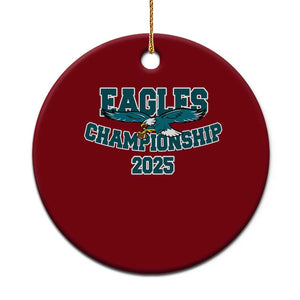 Celebrated Eagles Ceramic Ornament Championship 2025 TS02 1pc Red Print Your Wear