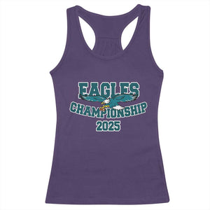 Celebrated Eagles Racerback Tank Top Championship 2025 TS02 Purple Print Your Wear