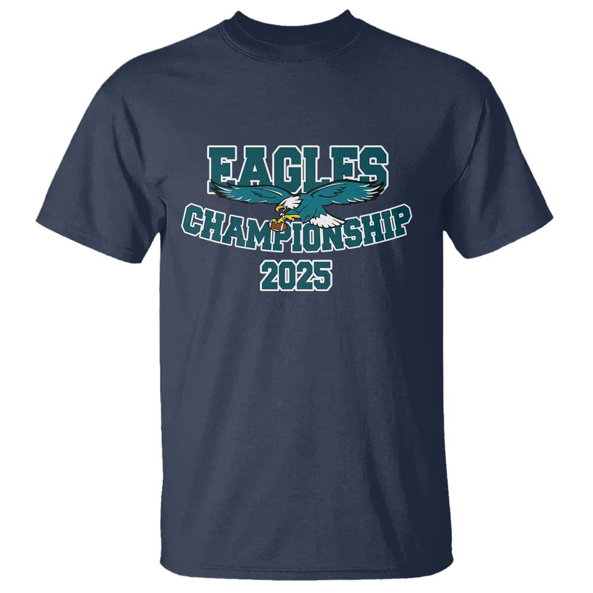 Celebrated Eagles T Shirt Championship 2025 TS02 Navy Print Your Wear
