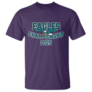 Celebrated Eagles T Shirt Championship 2025 TS02 Purple Print Your Wear