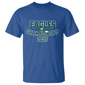 Celebrated Eagles T Shirt Championship 2025 TS02 Royal Blue Print Your Wear