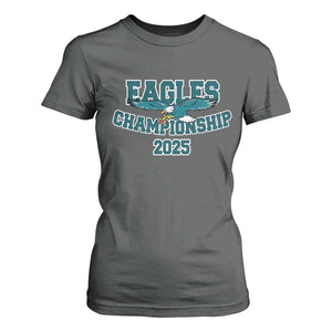 Celebrated Eagles T Shirt For Women Championship 2025 TS02 Dark Heather Print Your Wear