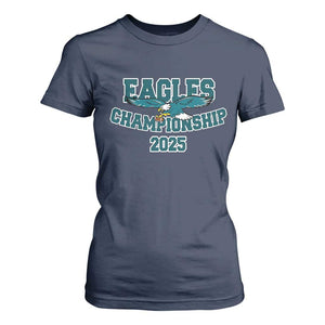 Celebrated Eagles T Shirt For Women Championship 2025 TS02 Navy Print Your Wear