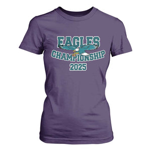 Celebrated Eagles T Shirt For Women Championship 2025 TS02 Purple Print Your Wear