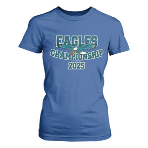 Celebrated Eagles T Shirt For Women Championship 2025 TS02 Royal Blue Print Your Wear