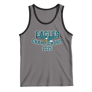 Celebrated Eagles Tank Top Championship 2025 TS02 Deep Heather Black Print Your Wear