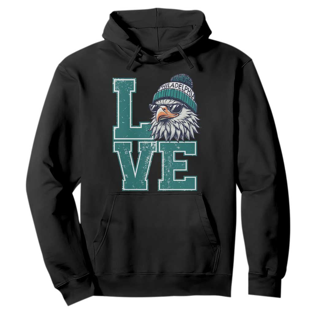 Eagles Inspirational Hoodie LOVE Cool Eagle Lover Vintage TS02 Black Print Your Wear