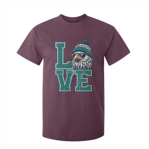 Eagles Inspirational T Shirt For Kid LOVE Cool Eagle Lover Vintage TS02 Maroon Print Your Wear