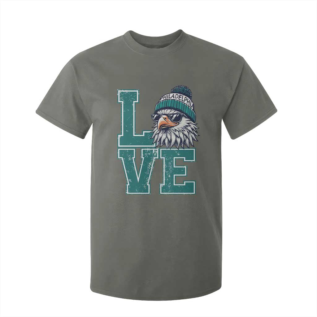 Eagles Inspirational T Shirt For Kid LOVE Cool Eagle Lover Vintage TS02 Military Green Print Your Wear