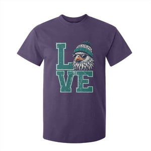 Eagles Inspirational T Shirt For Kid LOVE Cool Eagle Lover Vintage TS02 Purple Print Your Wear