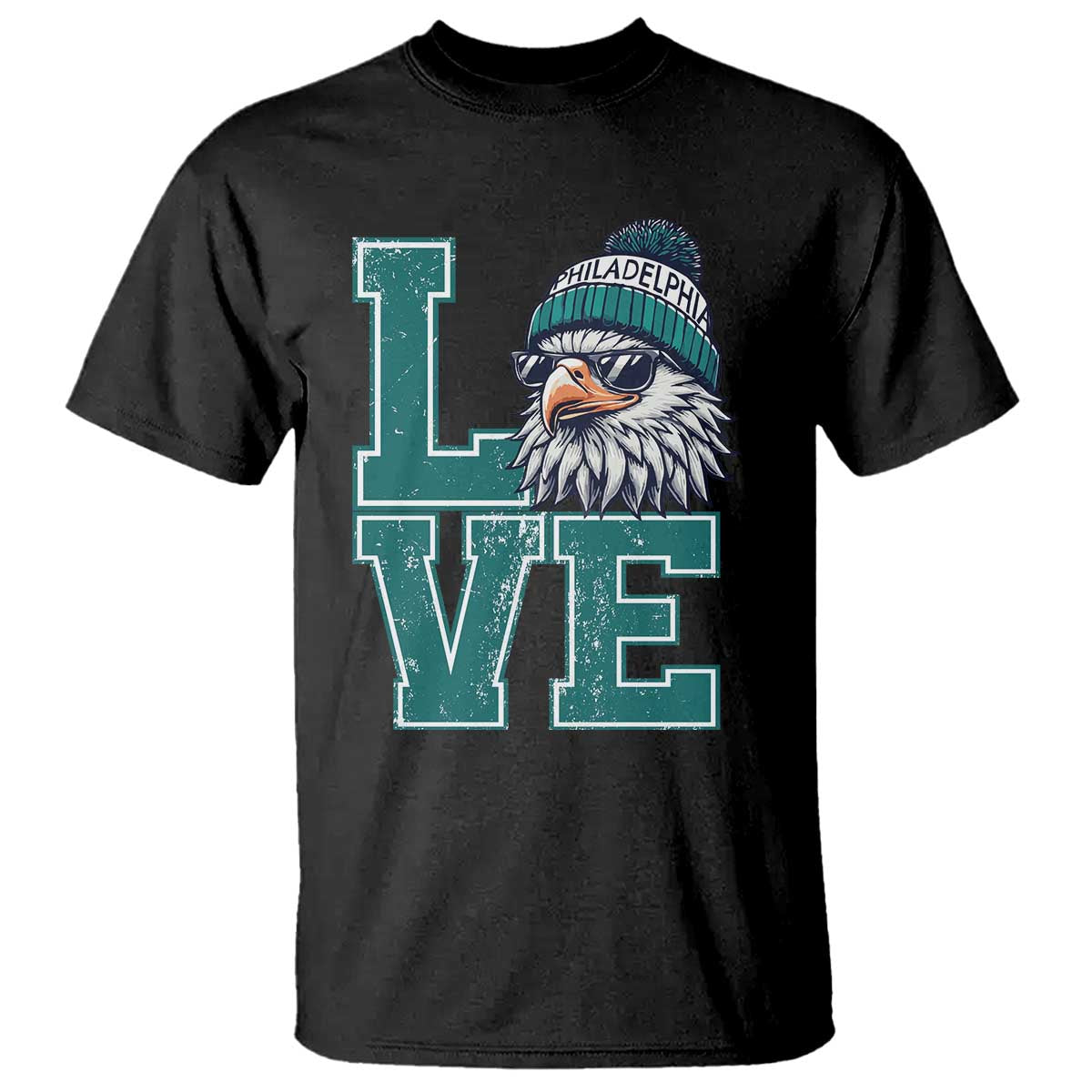 Eagles Inspirational T Shirt LOVE Cool Eagle Lover Vintage TS02 Black Print Your Wear