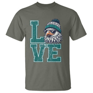 Eagles Inspirational T Shirt LOVE Cool Eagle Lover Vintage TS02 Military Green Print Your Wear