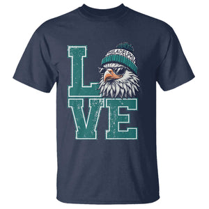 Eagles Inspirational T Shirt LOVE Cool Eagle Lover Vintage TS02 Navy Print Your Wear