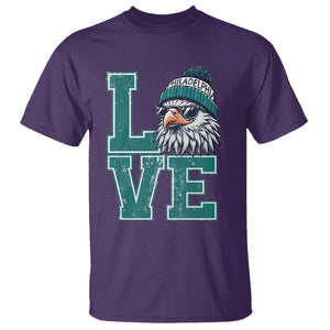 Eagles Inspirational T Shirt LOVE Cool Eagle Lover Vintage TS02 Purple Print Your Wear