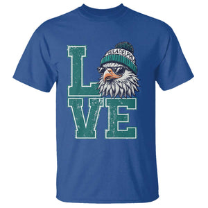 Eagles Inspirational T Shirt LOVE Cool Eagle Lover Vintage TS02 Royal Blue Print Your Wear