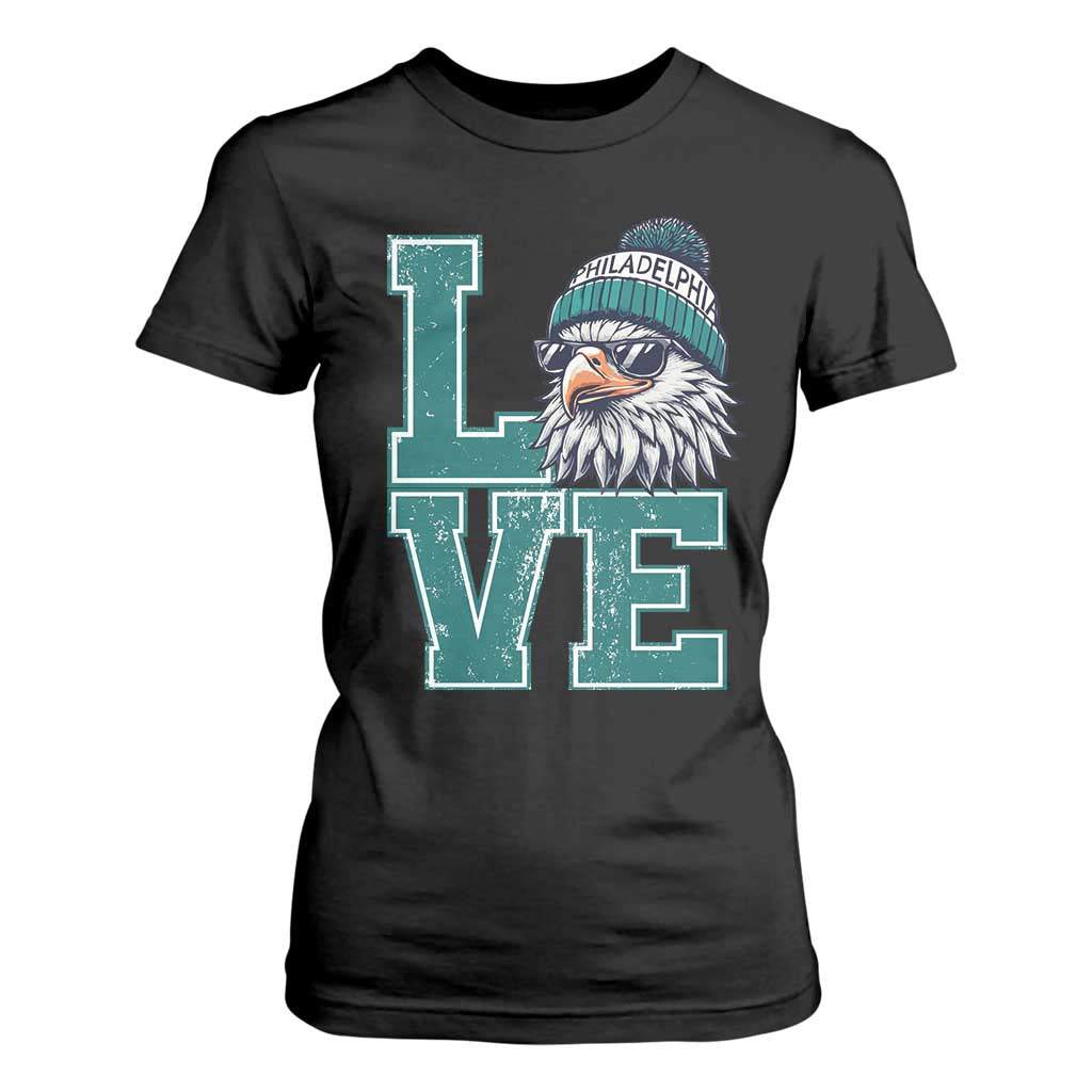 Eagles Inspirational T Shirt For Women LOVE Cool Eagle Lover Vintage TS02 Black Print Your Wear