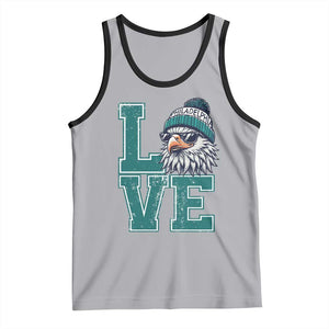 Eagles Inspirational Tank Top LOVE Cool Eagle Lover Vintage TS02 Athletic Heather Black Print Your Wear