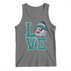Eagles Inspirational Tank Top LOVE Cool Eagle Lover Vintage TS02 Black Heather Print Your Wear