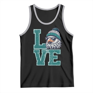 Eagles Inspirational Tank Top LOVE Cool Eagle Lover Vintage TS02 Black Athletic Heather Print Your Wear