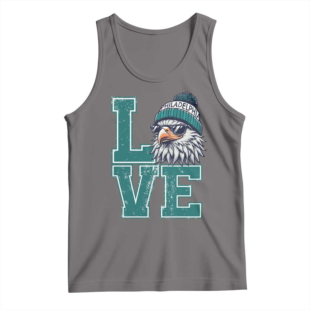 Eagles Inspirational Tank Top LOVE Cool Eagle Lover Vintage TS02 Deep Heather Print Your Wear