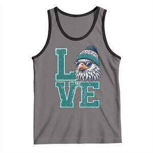 Eagles Inspirational Tank Top LOVE Cool Eagle Lover Vintage TS02 Deep Heather Black Print Your Wear