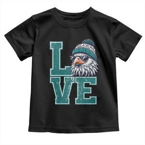 Eagles Inspirational Toddler T Shirt LOVE Cool Eagle Lover Vintage TS02 Black Print Your Wear