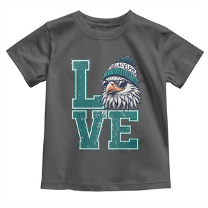Eagles Inspirational Toddler T Shirt LOVE Cool Eagle Lover Vintage TS02 Dark Heather Print Your Wear