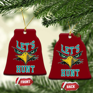 Eagles Inspirational Ceramic Ornament Green Birds Let's Hunt TS02 Print Your Wear