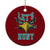 Eagles Inspirational Ceramic Ornament Green Birds Let's Hunt TS02 1pc Red Print Your Wear