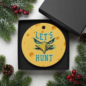 Eagles Inspirational Ceramic Ornament Green Birds Let's Hunt TS02 1pc Yellow Cheese Print Your Wear
