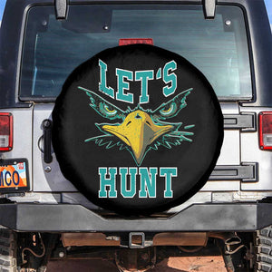 Eagles Inspirational Spare Tire Cover Green Birds Let's Hunt TS02 No hole Black Print Your Wear