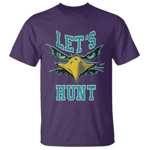 Eagles Inspirational T Shirt Green Birds Let's Hunt TS02 Purple Print Your Wear