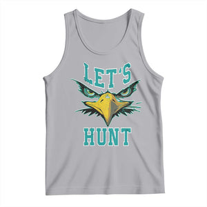 Eagles Inspirational Tank Top Green Birds Let's Hunt TS02 Athletic Heather Print Your Wear