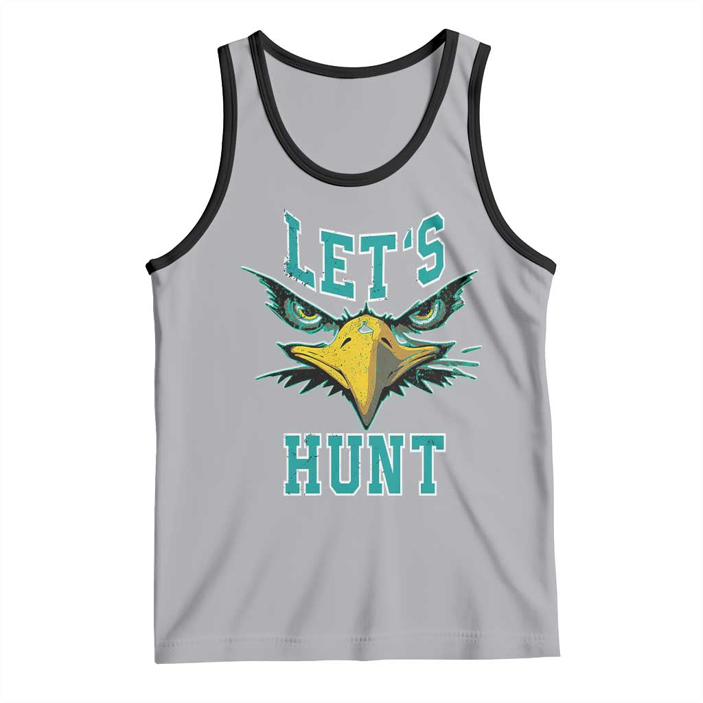 Eagles Inspirational Tank Top Green Birds Let's Hunt TS02 Athletic Heather Black Print Your Wear