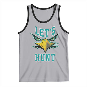 Eagles Inspirational Tank Top Green Birds Let's Hunt TS02 Athletic Heather Black Print Your Wear