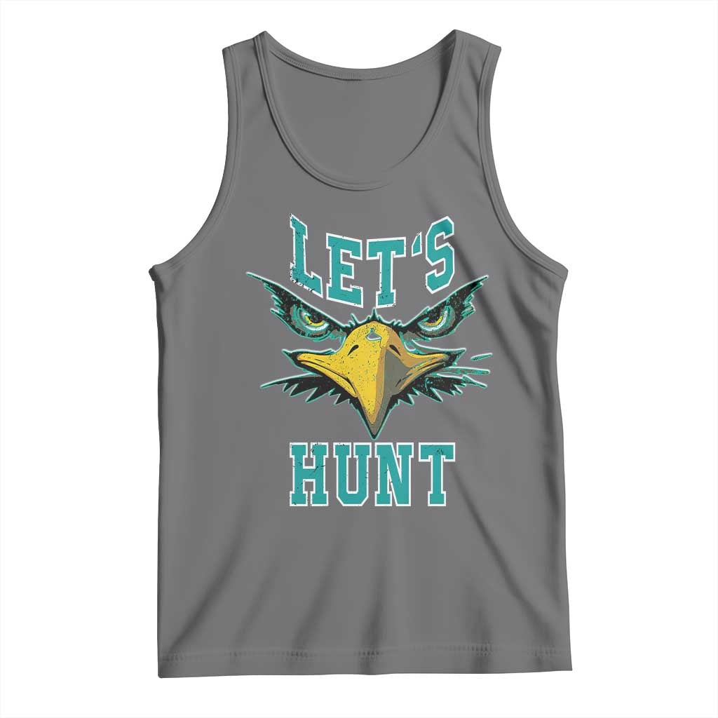 Eagles Inspirational Tank Top Green Birds Let's Hunt TS02 Black Heather Print Your Wear