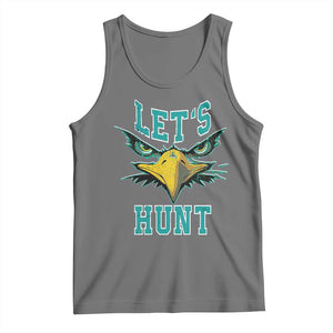 Eagles Inspirational Tank Top Green Birds Let's Hunt TS02 Black Heather Print Your Wear